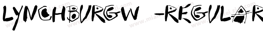 LynchburgW00-Regular Regula字体转换